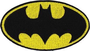 Batman - Signal - Large 10.5 x 5.8 Inch - Collector's - Back Patch