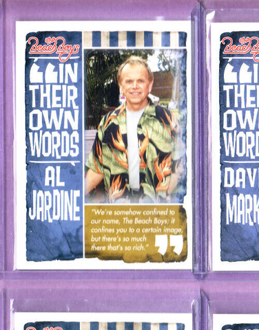Beach Boys-Trading Card-*Own Words-Al Jardine*-#12-Licensed-Panini-2013-Mint