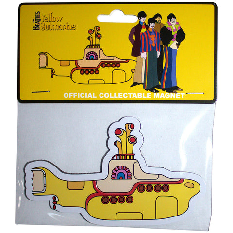 Beatles - Die Cut Submarine Embossed Fridge Magnet (UK Import)