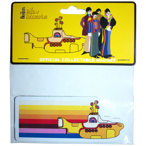 Beatles - Stripes Submarine Embossed Fridge Magnet (UK Import)