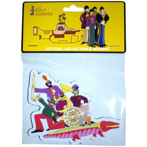 Beatles - Band Submarine Embossed Fridge Magnet (UK Import)