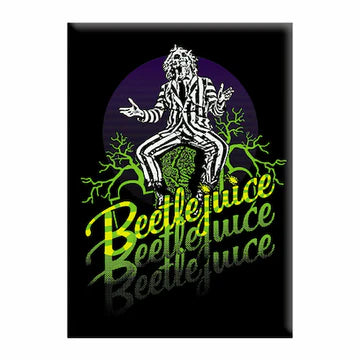 Beetlejuice - Triple Logo - Fridge Magnet