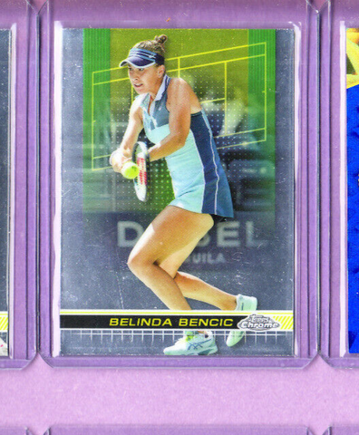 Belinda Bencic-2024 Topps Chrome Tennis Card-WTA-#137-Mint Condition