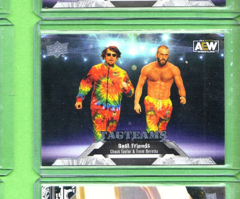 Best Friends-Tag Teams-AEW-2023 Upper Deck Card-#72-All Elite Wrestling-Mint