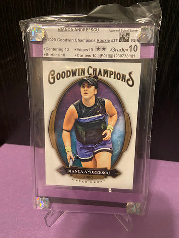 Bianca Adreescu-2020 UD Goodwin Rookie WTA-#27-Graded Card-10-GEM-USS_1230778