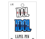 Billy Idol - Blue Logo - Lapel Pin Badge