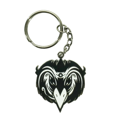 The Black Crowes - Crow Face Metal Keychain