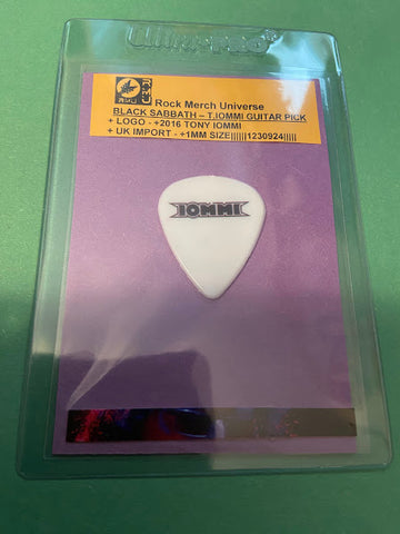 Black Sabbath-Iommi_Guitar Pick_UK Import_Labeled-Licensed_New In_Ultra Pro Holder