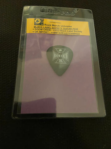 Black Label Society-Guitar Pick-UK Import-Licensed-Labeled-New In UltraProHolder