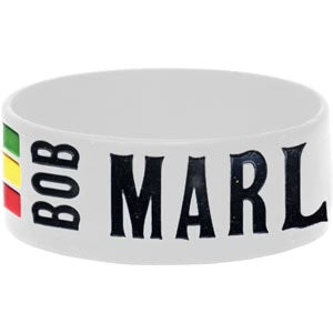 Bob Marley - Rasta Logo Rubber Bracelet - Wristband