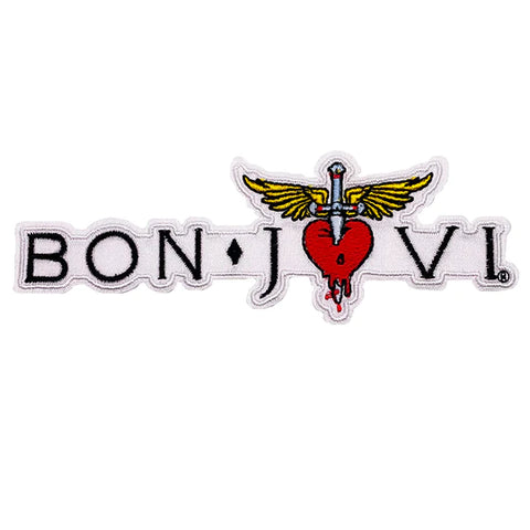 Bon Jovi - Heart On Logo - Collector's - Patch