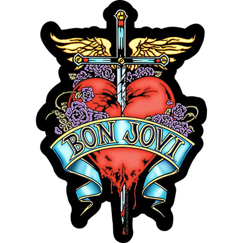 Bon Jovi - Heart Logo - Sticker