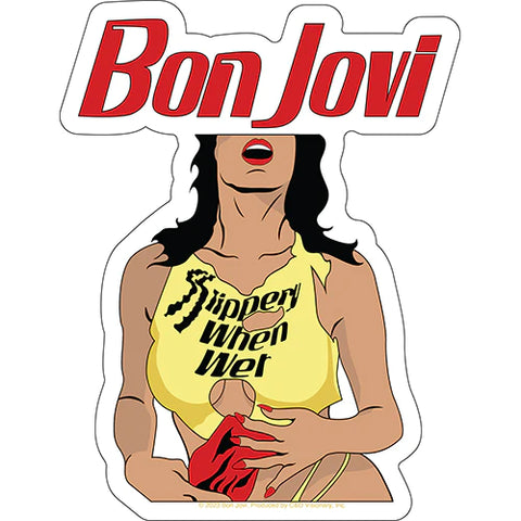Bon Jovi - Slippery When Wet - Sticker