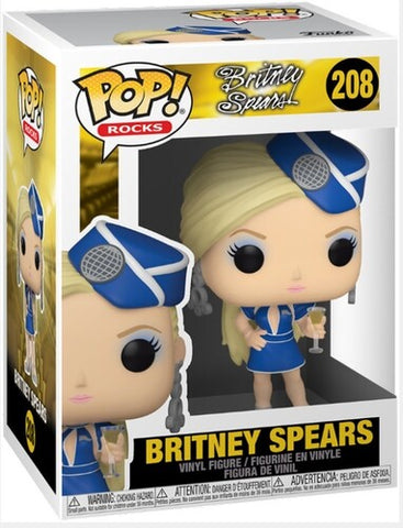 Britney Spears - Stewardess Outfit - Vinyl Figure - 208 - Licensed New In Box