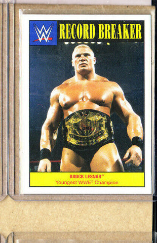 Brock Lesnar-WWE-2016 Topps Record Breaker Card-Mint