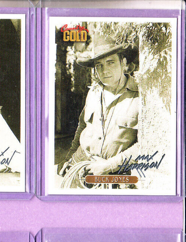 Buck Jones-Trading Card-1993 Sterling Country-Singing Cowboys-#2-Licensed-NMMT