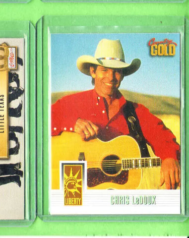 Chris LeDoux-Trading Card-1993 Sterling Country Gold-#133-Licensed-NMMT