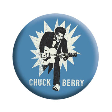 Chuck Berry - Star Photo Pinback Button (Pack Of 2)