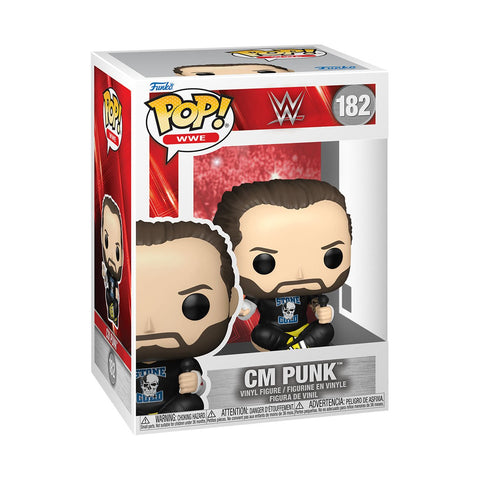 CM Punk-Vinyl Figure-WWE-Funko-POP! WWE-#182-Licensed