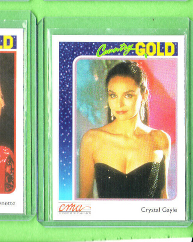 Crystal Gayle-Trading Card-1992 Sterling Country Gold-#61-Licensed-NMMT