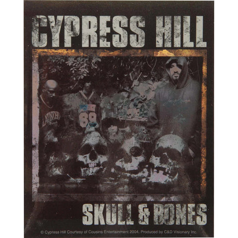 Cypress Hill - Skull And Bones - Sticker