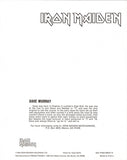 Iron Maiden - 8 x 10 Photo - Dave Murray-Vintage