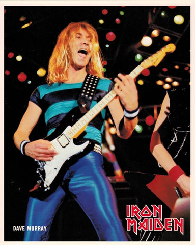 Iron Maiden - 8 x 10 Photo - Dave Murray-Vintage