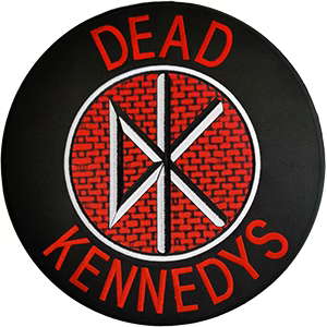 Dead Kennedys - Logo - Large 8.9 Inch - Collector's - Back Patch