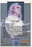 Deep Purple-Trading Card-Jon Lord-#147-Official Licensed-Authentic-BROCKUM-Mint