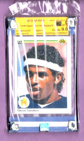 Deion Sanders-1990 Upper Deck Star Rookie-#13-Graded Card-9.0-MT-USS_1230854