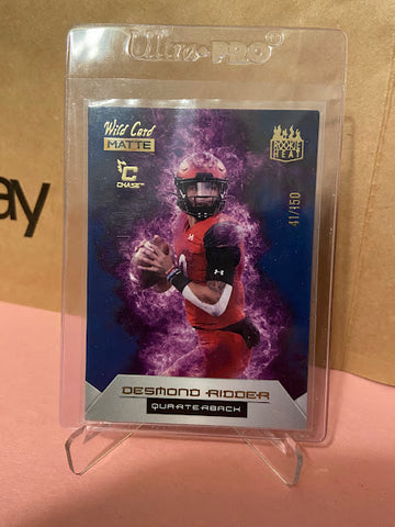 Desmond Ridder-2022 #'d 41/150 Rookie Wild Card Matte Heat Card-Chase-#RH-9-Mint