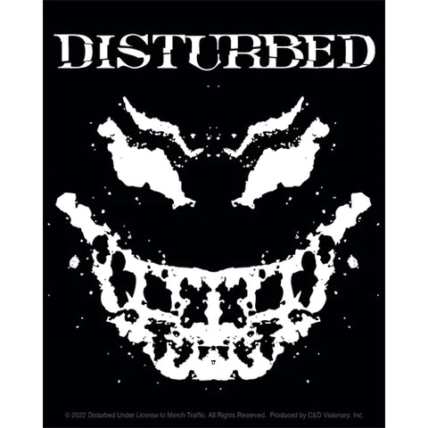 Disturbed - The Guy Grin Face Logo - Sticker