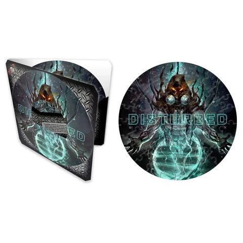 Disturbed-72 Piece Circular Jigsaw Puzzle-Evolution-Licensed-UK Import-New