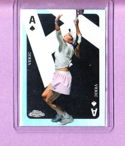 Donna Vekic-2024 Topps Chrome Aces Tennis Card-WTA-#CAS-DV-Mint