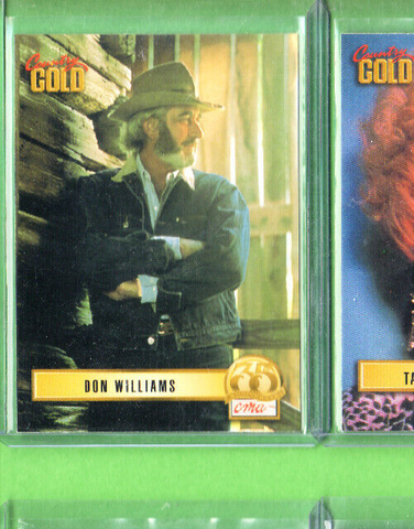 Don Williams-Trading Card-1993 Sterling Country Gold-#100-Licensed-NMT