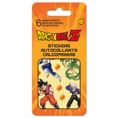 Dragonball Z-Sticker Sheet Set-6 Unique Sheets
