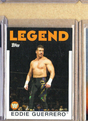 Eddie Guerrero-WWE-2016 Topps Heritage-1986 Topps Design-Legend-Mint