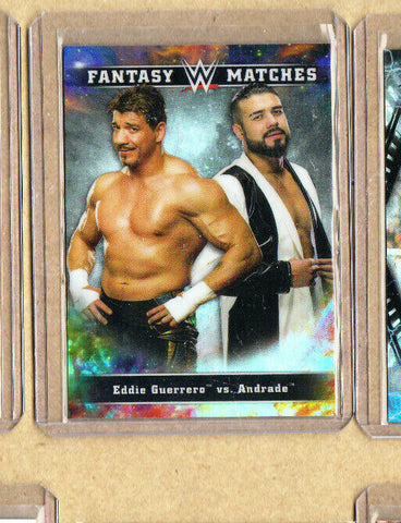 Eddie Guerrero Vs. Andrade-2020 Topps Chrome Refractor Fantasy Matches-WWE