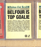 Ed Belfour-1991 Stadium Club Charter Member Card-Blackhawks-Stars-#NNO-Mint