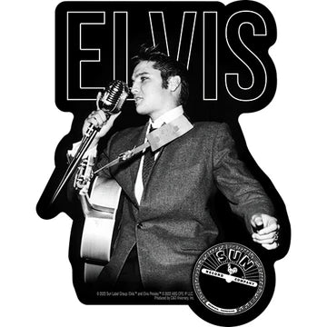 Elvis Presley - Solo Live 3.9"x5" - Sticker