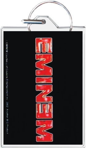 Eminem-Keychain-Logo-Double-Sided-Collector's-Licensed New