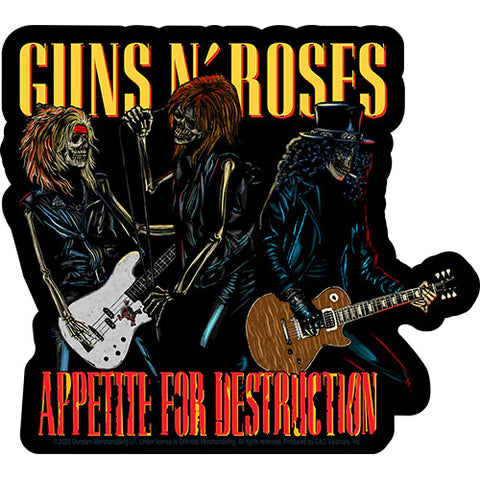 Guns N Roses - Skeletons - Sticker