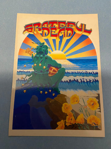 Grateful Dead-Post Card-Sunset Jester-Licensed-Authentic-New