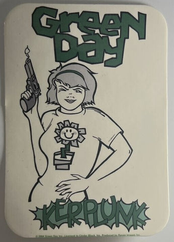 Green Day - Sticker - Kerplunk - 4x3 Inches