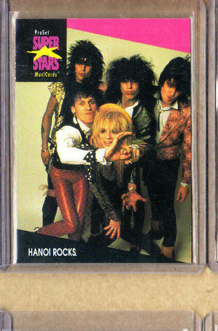 Hanoi Rocks-Trading Card-1991 Pro Set-Official Licensed-Authentic-Near Mint