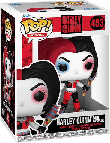 Harley Quinn-Vinyl Figure-W/Weapons-DC-POP! Heroes-#453