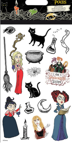 Hocus Pocus-Disney-Sticker Sheet Set-32 Stickers-Double-Sided