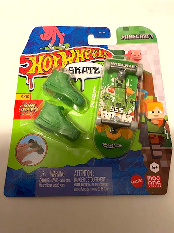 Hot Wheels_-_Mini Skateboard_Minecraft_Mattel-Fingerboard