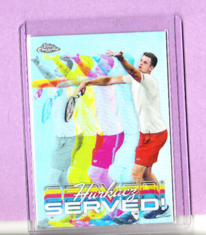 Hubert Hurkacz-2024 Topps Chrome Served! Tennis Card-ATP-#SER-HH-Mint