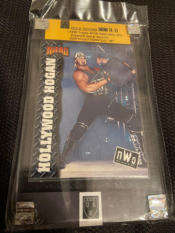 Hulk Hogan-1999 Topps WcW Nitro-#33-Graded Card-9.0-MT-USS_1230941